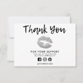 Hartelijk dank voor Glitter Licht Media Tussenvoeg (Voorkant)