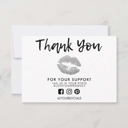 Hartelijk dank voor Glitter Licht Media Tussenvoeg (Voorkant)