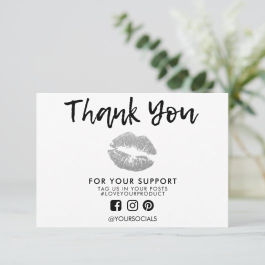 Hartelijk dank voor Glitter Licht Media Tussenvoeg (Staand voorkant)