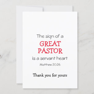 Hartelijk dank voor GREAT PASTOR SERVANT HEART Mod