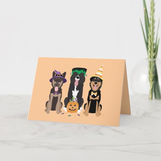 Hartelijk dank voor Halloween Costumes Bedankkaart (Voorkant)