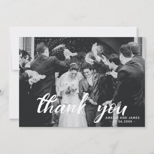 Hartelijk dank voor het aangepaste bericht voor he bedankkaart (Voorkant)