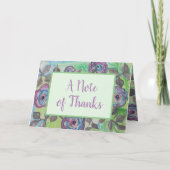 Hartelijk dank voor het aangepaste landingsbericht bedankkaart (Voorkant)