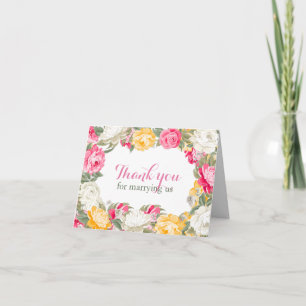 Hartelijk dank voor het afstemmen van ons bedankkaart