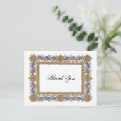 Hartelijk dank voor het  Art-Briefkaart van elegan Briefkaart (Staand voorkant)