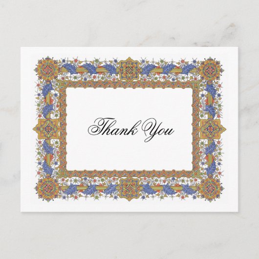 Hartelijk dank voor het  Art-Briefkaart van elegan Briefkaart (Voorkant)