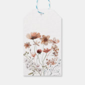 Hartelijk dank voor het Baby shower in het najaar  Cadeaulabel (Achterkant)