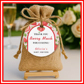 Hartelijk dank voor het Baby shower van Berry Much Bedankjes Labels