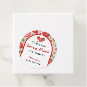 Hartelijk dank voor het Baby shower van Berry Much Bedankjes Labels (In situ)