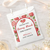 Hartelijk dank voor het Baby shower van Berry Much Bedankzakje (Geknipt)
