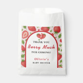 Hartelijk dank voor het Baby shower van Berry Much Bedankzakje (Voorkant)