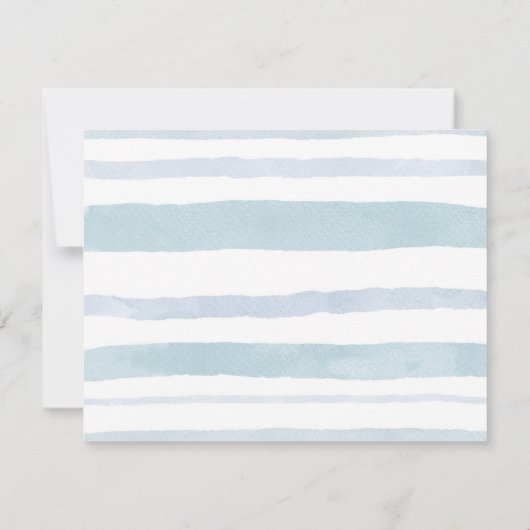 Hartelijk dank voor het Baby shower van Hot Air Ba Bedankkaart (Achterkant)