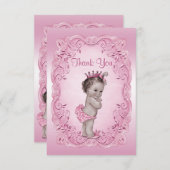 Hartelijk dank voor het  Baby shower van Princess Bedankkaart (Voorkant / Achterkant)