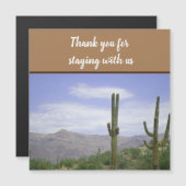 Hartelijk dank voor het bezoek aan de bezoekerscas (Voorkant / Achterkant)