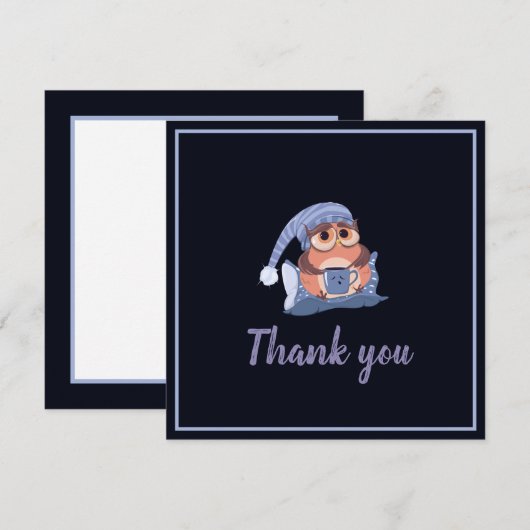 Hartelijk dank voor het blauw-Baby-Pet (Voorkant / Achterkant)