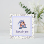 Hartelijk dank voor het blauw grijs Pet (Staand voorkant)