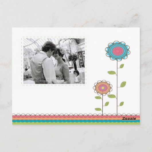 Hartelijk dank voor het Briefkaart van de regenboo (Achterkant)