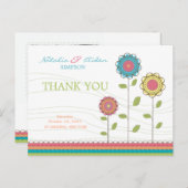 Hartelijk dank voor het Briefkaart van de regenboo (Voorkant / Achterkant)