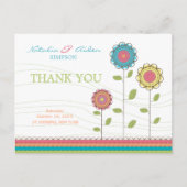 Hartelijk dank voor het Briefkaart van de regenboo (Voorkant)