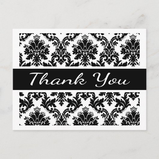 Hartelijk dank voor het Briefkaart van Floral (Voorkant)