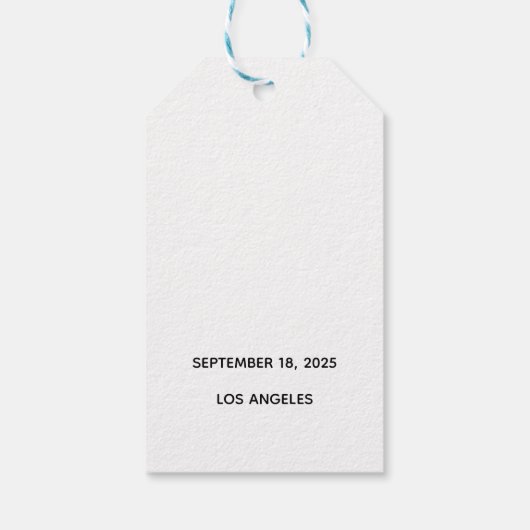 Hartelijk dank voor het delen van ons eerste huwel cadeaulabel (Achterkant)