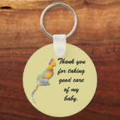 Hartelijk dank voor het Dierenvriend Kleurblok Sit Sleutelhanger (Voorkant)