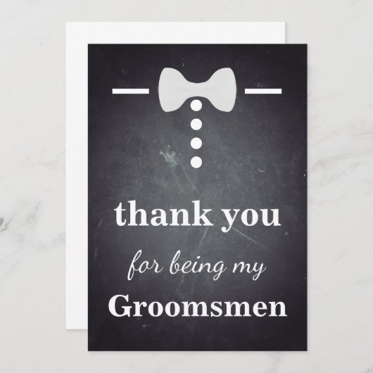 Hartelijk dank voor het feit dat u mijn fractiegen bedankkaart (Voorkant / Achterkant)