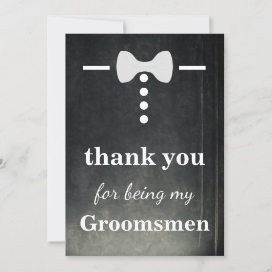 Hartelijk dank voor het feit dat u mijn fractiegen bedankkaart (Voorkant)