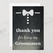 Hartelijk dank voor het feit dat u mijn fractiegen bedankkaart (Voorkant / Achterkant)