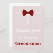 Hartelijk dank voor het feit dat u mijn fractiegen bedankkaart (Voorkant / Achterkant)