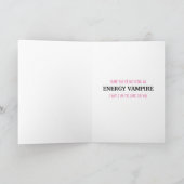 Hartelijk dank voor het feit dat u mijn NOT NEEDY- Kaart (Binnen)