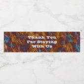 Hartelijk dank voor het feit dat u nog steeds Gold Waterfles Etiket (Enkel label)