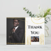 Hartelijk dank voor het gebruik van de 2 foto's go bedankkaart (Staand voorkant)