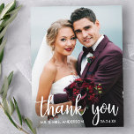 Hartelijk dank voor het hedendaagse fotoscript briefkaart<br><div class="desc">Hartelijk dank voor het Briefkaart Foto modern script</div>