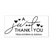 Hartelijk dank voor het huwelijk rubberstempel (Afrduk)