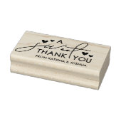 Hartelijk dank voor het huwelijk rubberstempel (Stempel)