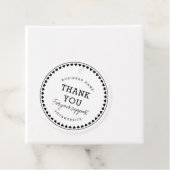 Hartelijk dank voor het klassieke liefdespatroon:  bedankjes labels (In situ)