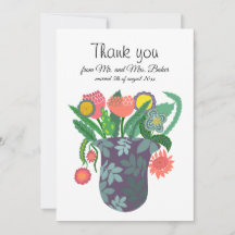 Hartelijk dank voor het kleurrijke bloemenontwerp