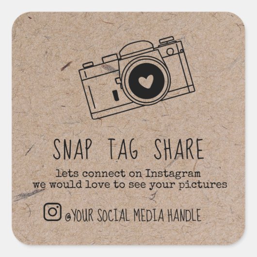 Hartelijk dank voor het Label Share Social Media K (Voorkant)