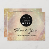 Hartelijk dank voor het Logo van de Koopjeshefboom Briefkaart (Voorkant / Achterkant)