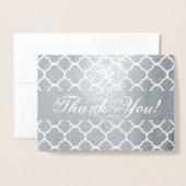 Hartelijk dank voor het moderne Marokkaanse patroo Folie Kaarten (Voorkant met envelop)