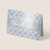Hartelijk dank voor het moderne Marokkaanse patroo Folie Kaarten (Voorkant)