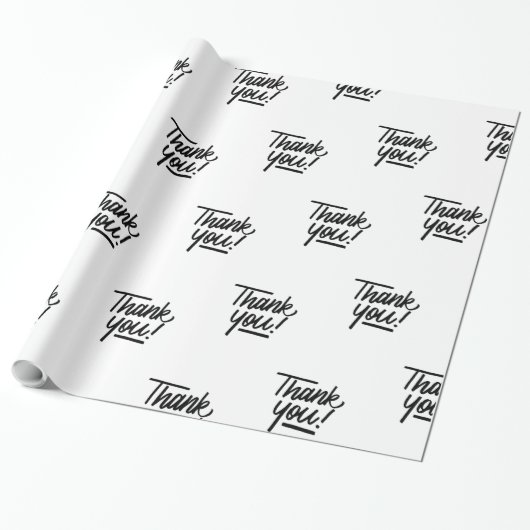 Hartelijk dank voor het ompakken van papier (Uitgerold)