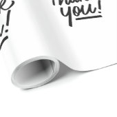 Hartelijk dank voor het ompakken van papier (Rol Hoek)