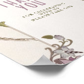 Hartelijk dank voor het ondertekenen van Art Nouve Poster (Hoek)