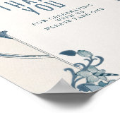 Hartelijk dank voor het ondertekenen van Art Nouve Poster (Hoek)