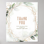 Hartelijk dank voor het ondertekenen van de Groene Poster (Voorkant)