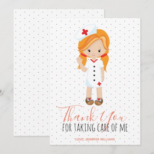 Hartelijk dank voor het Paarse Manuscript Polka do Bedankkaart (Voorkant / Achterkant)