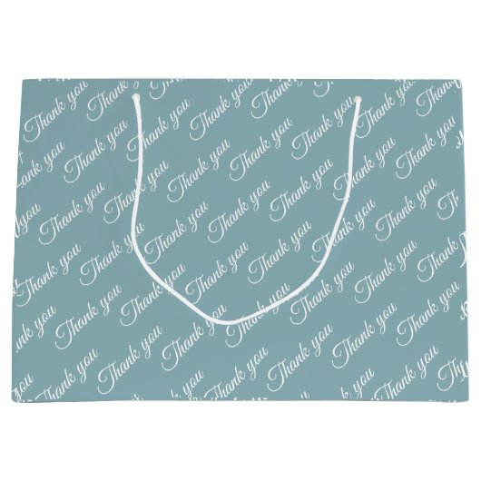 Hartelijk dank voor het pakpapier groot cadeauzakje (Voorkant)