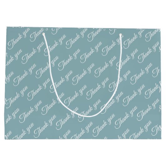 Hartelijk dank voor het pakpapier groot cadeauzakje (Achterkant)